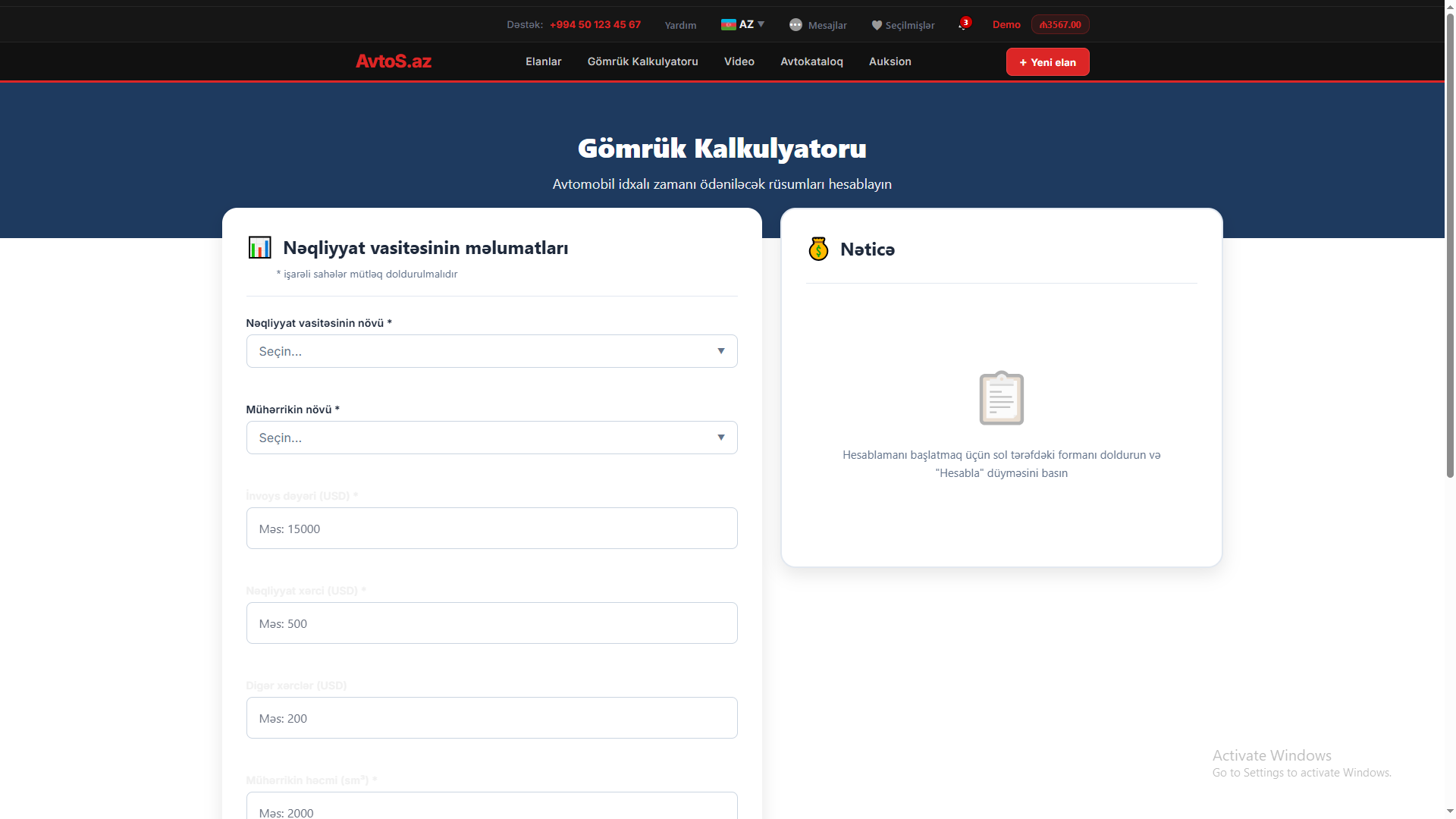 Carsale Auksion – 3
